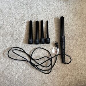 Black Curling Wand Set